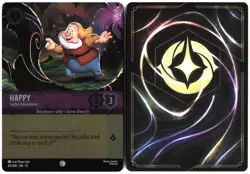 Disney Lorcana TCG Happy Joyful Adventurer 43/204 Foil Wilds Unknown - Image 3