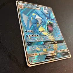 Pokemon TCG Gyarados GX Full Art Ultra Rare Card 101/111 Crimson Invasion - Image 2