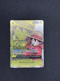 Monkey.D.Luffy (Winner Pack 2026 Vol. 2) P-106 One Piece Promotion Cards Foil - Image 1
