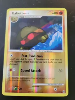 Pokemon Card 2009 Arceus - Kabuto 67/99 Reverse Holo - Image 1