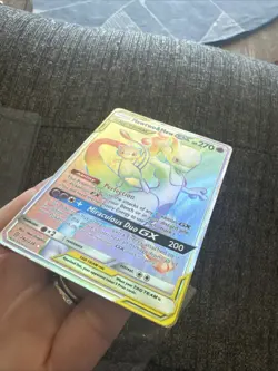 Mewtwo & Mew GX 242/236 Holo Ultra Rare Ungraded Pokemon Card - Image 2