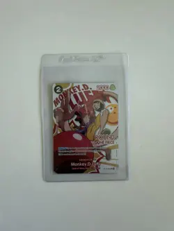 Monkey D. Luffy One Piece Round 1 US English Promo Card OP16-095 - Image 1