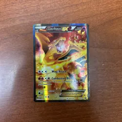 Pokemon Charizard EX XY121 Promo Holo Full Art XY Set TCG Card English - Image 1