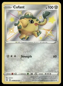 Pokemon Cards Cufant SV090/SV122 Holo Shining Fates Shiny Vault Shiny Rare NM - Image 1