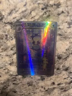 Poliwhirl 176/165 Scarlet Violet-151 Illustration Rare Pokemon TCG Holo Card - Image 1