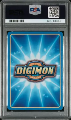 2000 Digimon Digi-Battle Card Game Series 2 Tortomon Foil ST-25S PSA 7 - Image 2