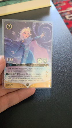 Elsa - Ice Maker 6/C2 Disney Lorcana Promo Cards Regular - Image 2