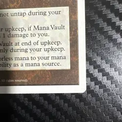MTG Mana Vault Fifth Edition 5ED Magic the Gathering Rare LP/NM - Image 4
