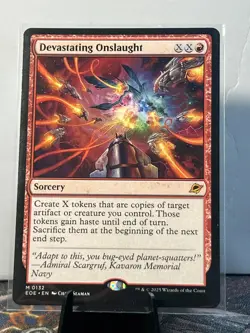 Devastating Onslaught (Exodus from Existence) MTG Near Mint - Image 1