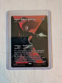 Magic Marvel Super Heroes MAR M 63 Widow Making Infiltrator Foil - Image 1