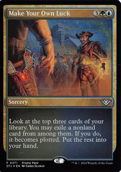 Make Your Own Luck Foil U Outlaws of Thunder Junction 218 NM - Image 1