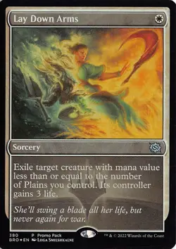 Lay Down Arms Foil U Promo Pack: The Brothers' War 380 NM - Image 1