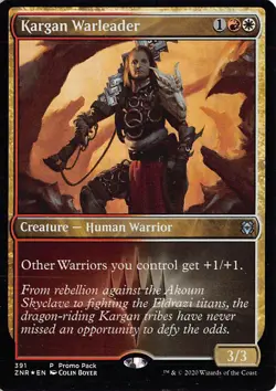 Kargan Warleader Foil P Promo Pack: Zendikar Rising 391 LP - Image 1