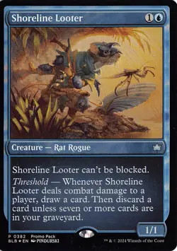 Shoreline Looter Foil P Promo Pack: Bloomburrow 382 LP - Image 1