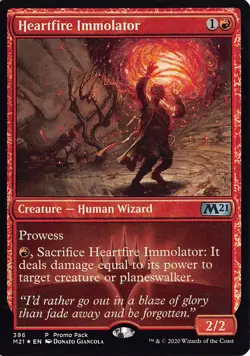 Heartfire Immolator Foil P Promo Pack: Core Set 2021 396 LP - Image 1