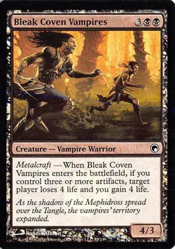Bleak Coven Vampires Foil C Scars of Mirrodin 55 LP - Image 1