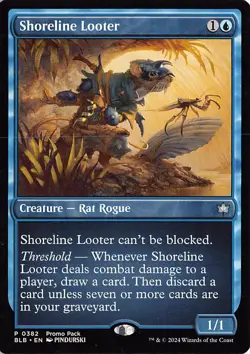 Shoreline Looter P Promo Pack: Bloomburrow 382 NM - Image 1