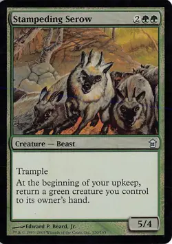 Stampeding Serow Foil U Saviors of Kamigawa 150 LP - Image 1
