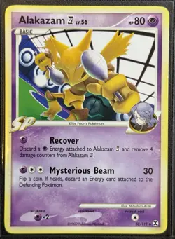 Pokemon • 8 Card Lot • Abra + Dark Kadabra + ALAKAZAM 2/123 w/ Swirl! • HP-LP - Image 3
