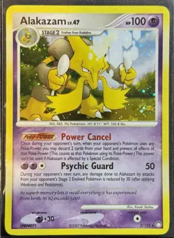 Pokemon • 8 Card Lot • Abra + Dark Kadabra + ALAKAZAM 2/123 w/ Swirl! • HP-LP - Image 4