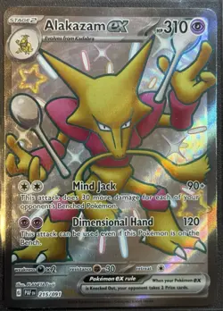 Pokemon • 8 Card Lot • Abra + Dark Kadabra + ALAKAZAM 2/123 w/ Swirl! • HP-LP - Image 5