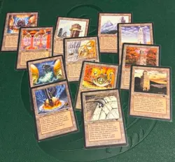 Antiquities Set of Tron lands ( 1 Each Art Urza's Mine, Urza's Tower Urza's PP ) - Image 1