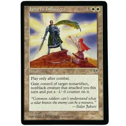 MTG Jabari's Influence Mirage White Instant Rare Reserved List MP-LP - Image 1