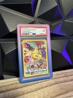 2023 POKEMON SWORD & SHIELD CROWN ZENITH #160/159 PIKACHU SECRET RARE PSA 9 - Image 1