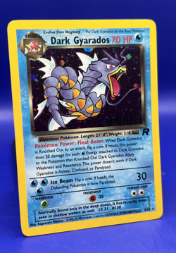 2000 Pokemon Card Team Rocket Prerelease Dark Gyarados 8/82 Promo Holo Rare LP+ - Image 3