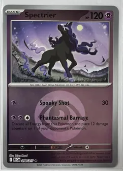 Pokemon Spectrier (Energy Symbol Pattern) 098/217 Ascended Heroes Reverse Holo - Image 2