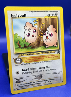 Pokemon Card Black Star promo Igglybuff Promo #36 LP Condition - Image 3