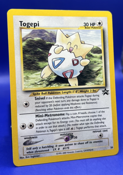 Pokemon Card Black Star Promo Togepi 30/53 Wotc Promo Near Mint - NM - Image 3