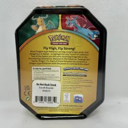 POKEMON TCG DRAGONITE DRAGONS TIN w/ 3 BOOSTER PACKS + PROMO NEW SEALED 2019 - Image 2
