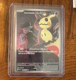 Team Rocket's Mimikyu 238/217 Illustration Rare Full Art Holo English 60HP - Image 1
