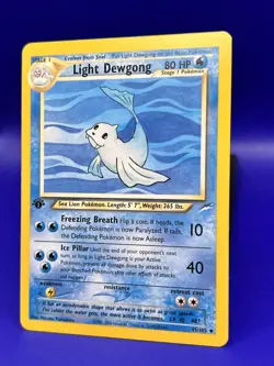 Pokemon Card 1st Edition Neo Destiny Light Dewgong 45/105 LP+ - Image 2