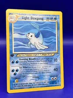 Pokemon Card 1st Edition Neo Destiny Light Dewgong 45/105 LP+ - Image 3