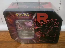 Team Rocket Nidoking Ex Sealed Tin Pokemon TCG - Image 1