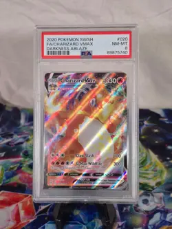 Pokemon Charizard VMAX 020/189 Darkness Ablaze Ultra Rare Holo PSA 8 - Image 1