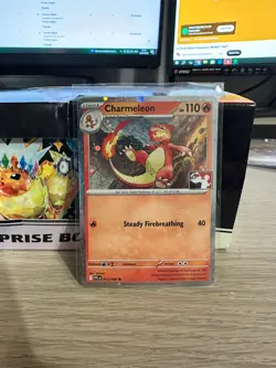 Pokemon TCG - Charmeleon 012/094 Play Stamped Prize Pack Series 9 Cosmos Holo - Image 1