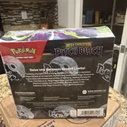 Pokemon Mega Evolution Pitch Black Booster Box Pokemon Center Factory Sealed - Image 5