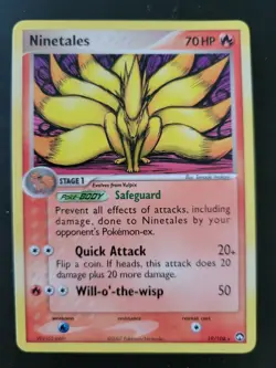 Pokemon TCG Card 2007 Power Keepers - Ninetales 19/108 - Image 1