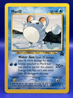 2000 POKEMON Card Black Star Promo Rare Marill 29/53 Wotc Vintage Card NM - Image 1