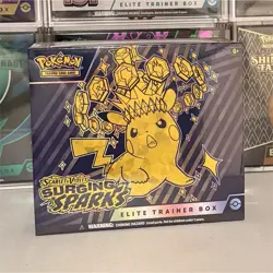 Pokemon TCG Scarlet & Violet Surging Sparks Elite Trainer (Small rip on front) - Image 1