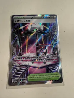 Battle Cage 116/094 Ultra Rare Phantasmal Flames Pokemon Holo Near Mint - Image 1