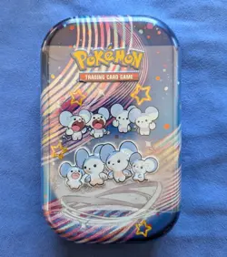 Sealed Paldean Fates Mini Tin [Maushold] - Pokemon - Image 1
