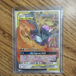 The Pokemon Company Moltres & Zapdos & Articuno GX TAG TEAM Holo UR EN 44/68 - Image 1