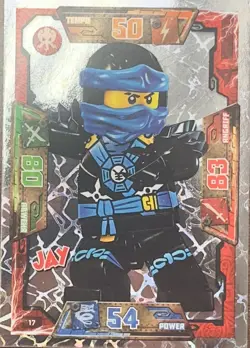 LEGO Ninjago Trading Card Game Serie 1 Kartennummer 17 „Jay“ - Image 1