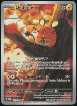 DEDENNE 093/088 HOLO ILLUSTRATION RARE PERFECT ORDER POKEMON NEAR MINT - Image 1