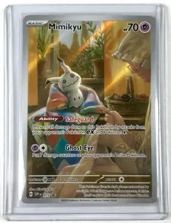 Pokemon Mimikyu SVP075 Black Star Promo Paldean Fates Holo NM - Image 1