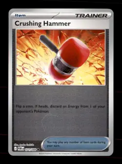 Crushing Hammer 071/088 Common Perfect Order Pokemon Reverse Holo Near Mint - Image 1